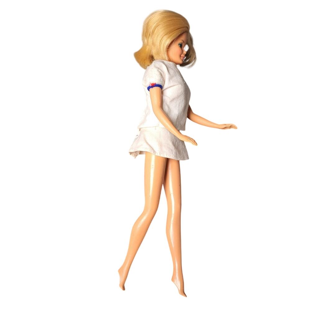 Vtg Barbie Fashion Doll 1966 MATTEL TWIST N TURN tennis outfit retro toy READ